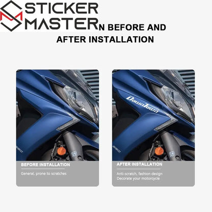 Kymco Downtown Sticker | 125i, 200i, 300i ve 350i Uyumlu Yan Grenaj Yazısı Sticker Master