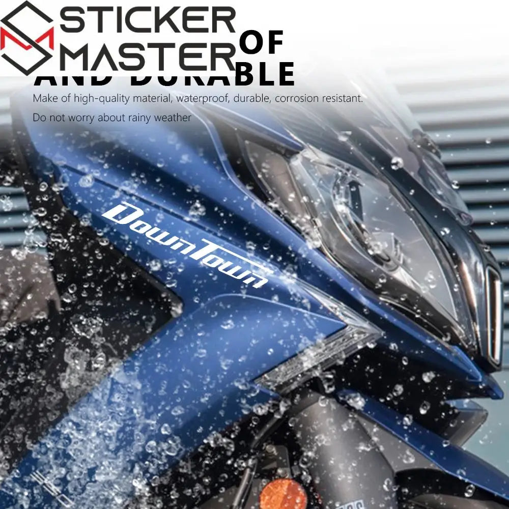 Kymco Downtown Sticker | 125i, 200i, 300i ve 350i Uyumlu Yan Grenaj Yazısı Sticker Master