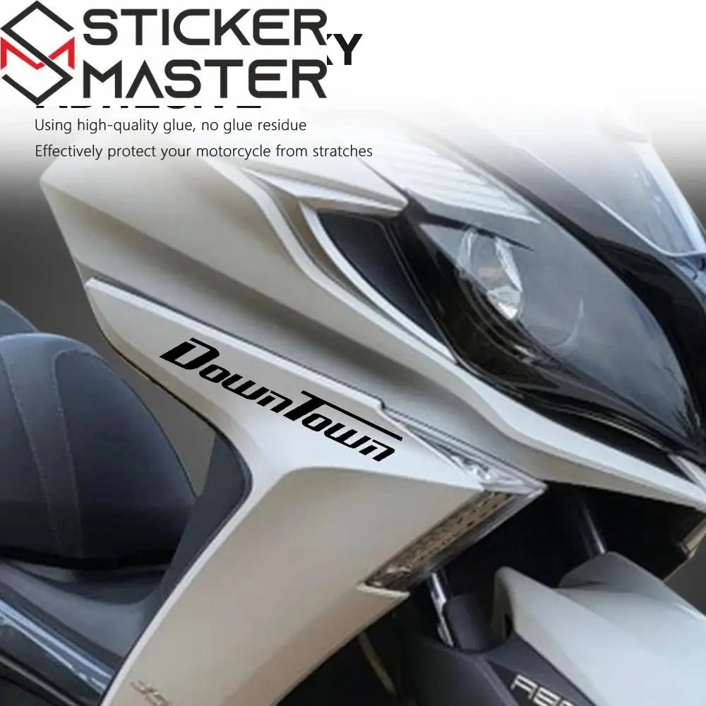 Kymco Downtown Sticker | 125i, 200i, 300i ve 350i Uyumlu Yan Grenaj Yazısı Sticker Master