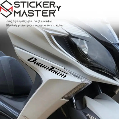 Kymco Downtown Sticker | 125i, 200i, 300i ve 350i Uyumlu Yan Grenaj Yazısı Sticker Master