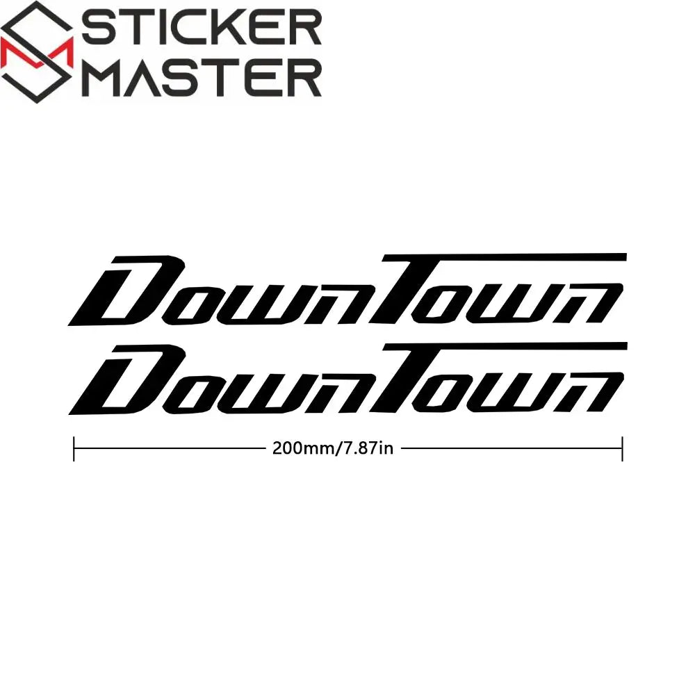 Kymco Downtown Sticker | 125i, 200i, 300i ve 350i Uyumlu Yan Grenaj Yazısı Sticker Master