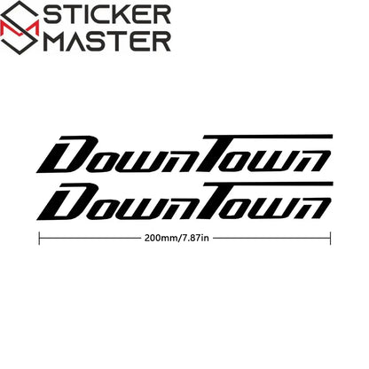 Kymco Downtown Sticker | 125i, 200i, 300i ve 350i Uyumlu Yan Grenaj Yazısı Sticker Master