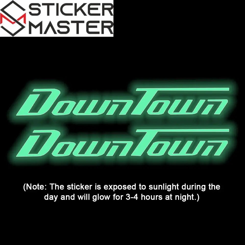 Kymco Downtown Sticker | 125i, 200i, 300i ve 350i Uyumlu Yan Grenaj Yazısı Sticker Master