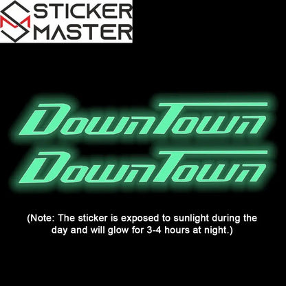 Kymco Downtown Sticker | 125i, 200i, 300i ve 350i Uyumlu Yan Grenaj Yazısı Sticker Master