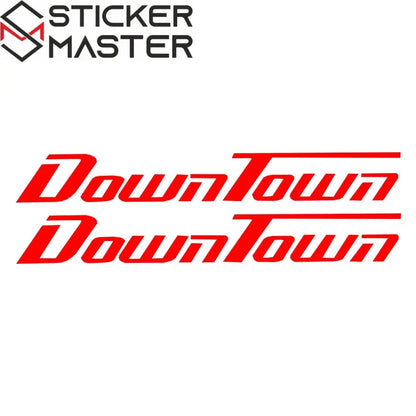 Kymco Downtown Sticker | 125i, 200i, 300i ve 350i Uyumlu Yan Grenaj Yazısı Sticker Master