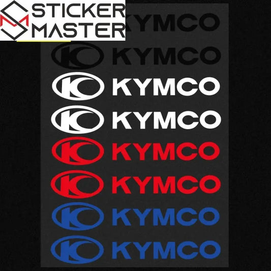 Kymco Sticker Seti | Downtown, Agility ve AK 550 İçin Logo Amblem Paketi Sticker Master