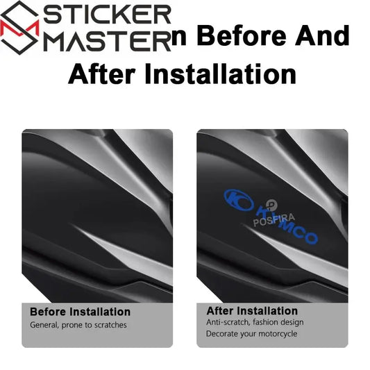 Kymco Sticker Seti | Downtown, Agility ve AK 550 İçin Logo Amblem Paketi Sticker Master