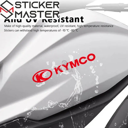 Kymco Sticker Seti | Downtown, Agility ve AK 550 İçin Logo Amblem Paketi Sticker Master