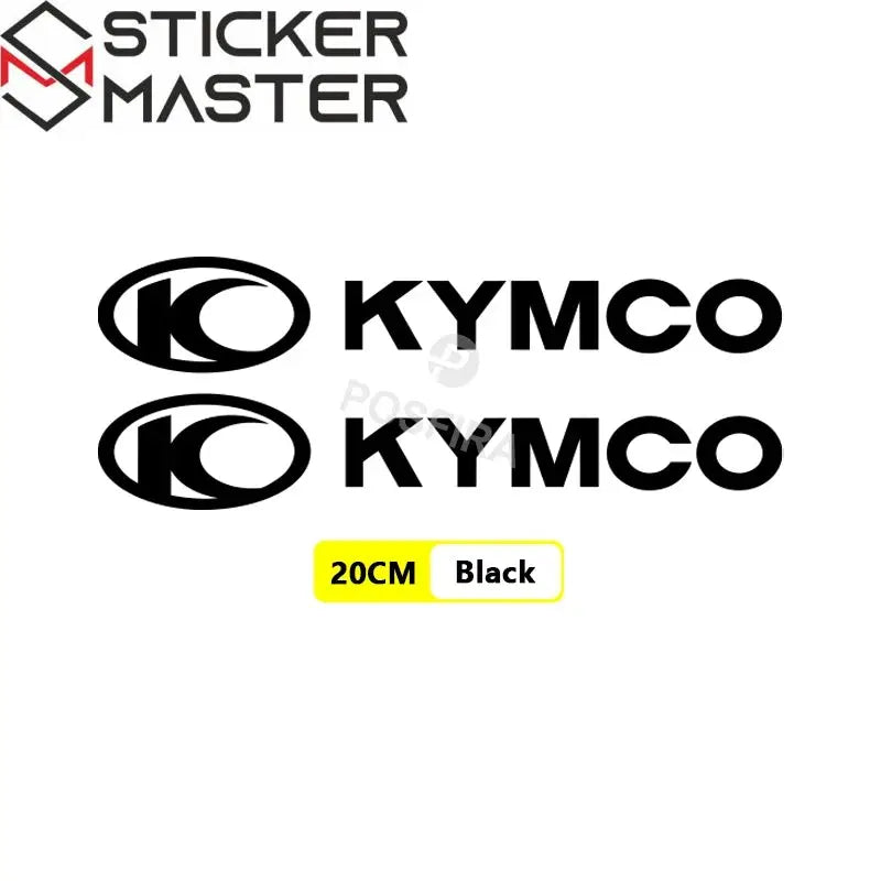 Kymco Sticker Seti | Downtown, Agility ve AK 550 İçin Logo Amblem Paketi Sticker Master