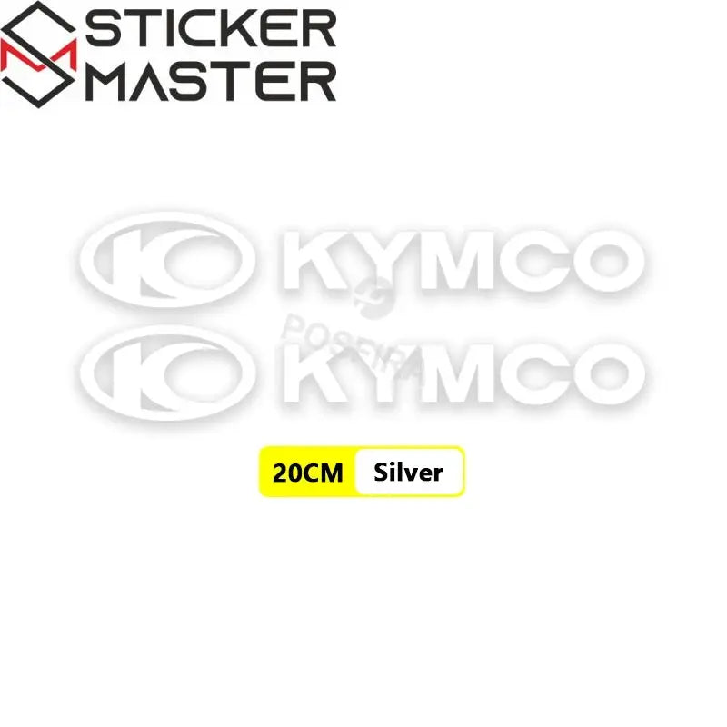 Kymco Sticker Seti | Downtown, Agility ve AK 550 İçin Logo Amblem Paketi Sticker Master