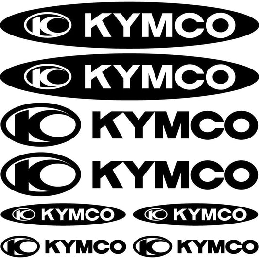 Sticker Master Kymco Sponsor Set Oto Motor Araba Sticker