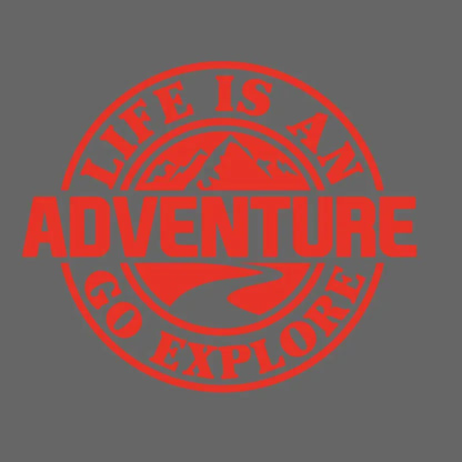 Life Is An Adventure Go Explore Macera Stickerı | Sticker Master - Sticker Master