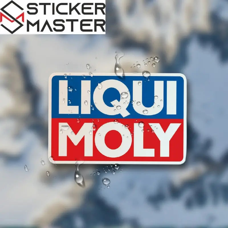 Liqui Moly Sticker 15 Cm (2 Adet) Vinil Etiket | Sticker Master Sticker Master