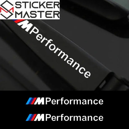M Performance Silecek Sticker Seti | BMW Uyumlu Sportif Decal (4 Adet) Sticker Master