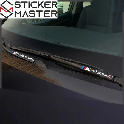 M Performance Silecek Sticker Seti | BMW Uyumlu Sportif Decal (4 Adet) Sticker Master