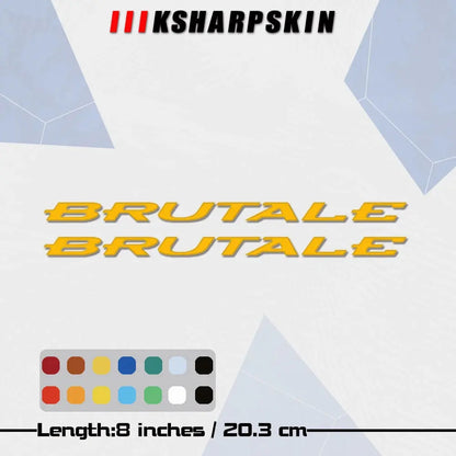 MV Agusta Brutale Motosiklet Tank Kask Sticker | Sticker Master Sticker Master