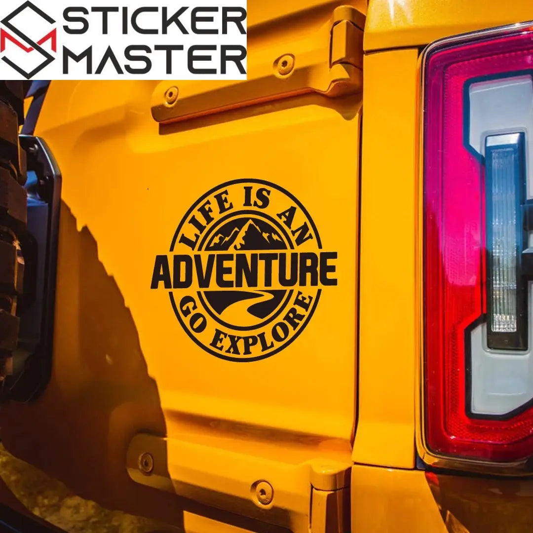 Macera Stickerı | Life Is An Adventure Off-Road Dekoru-Sticker Master