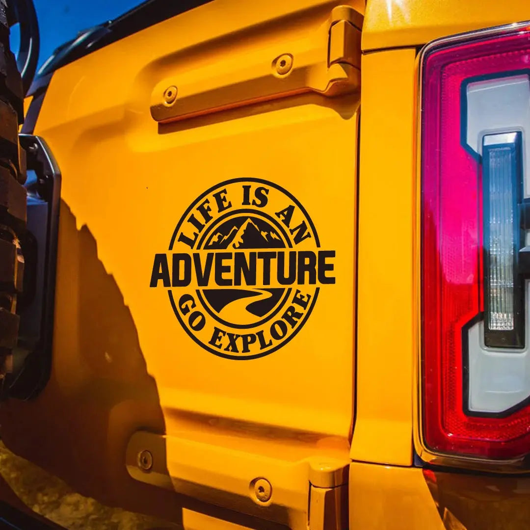 Life Is An Adventure Go Explore Macera Stickerı | Sticker Master - Sticker Master