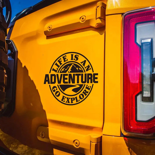Life Is An Adventure Go Explore Macera Stickerı | Sticker Master - Sticker Master