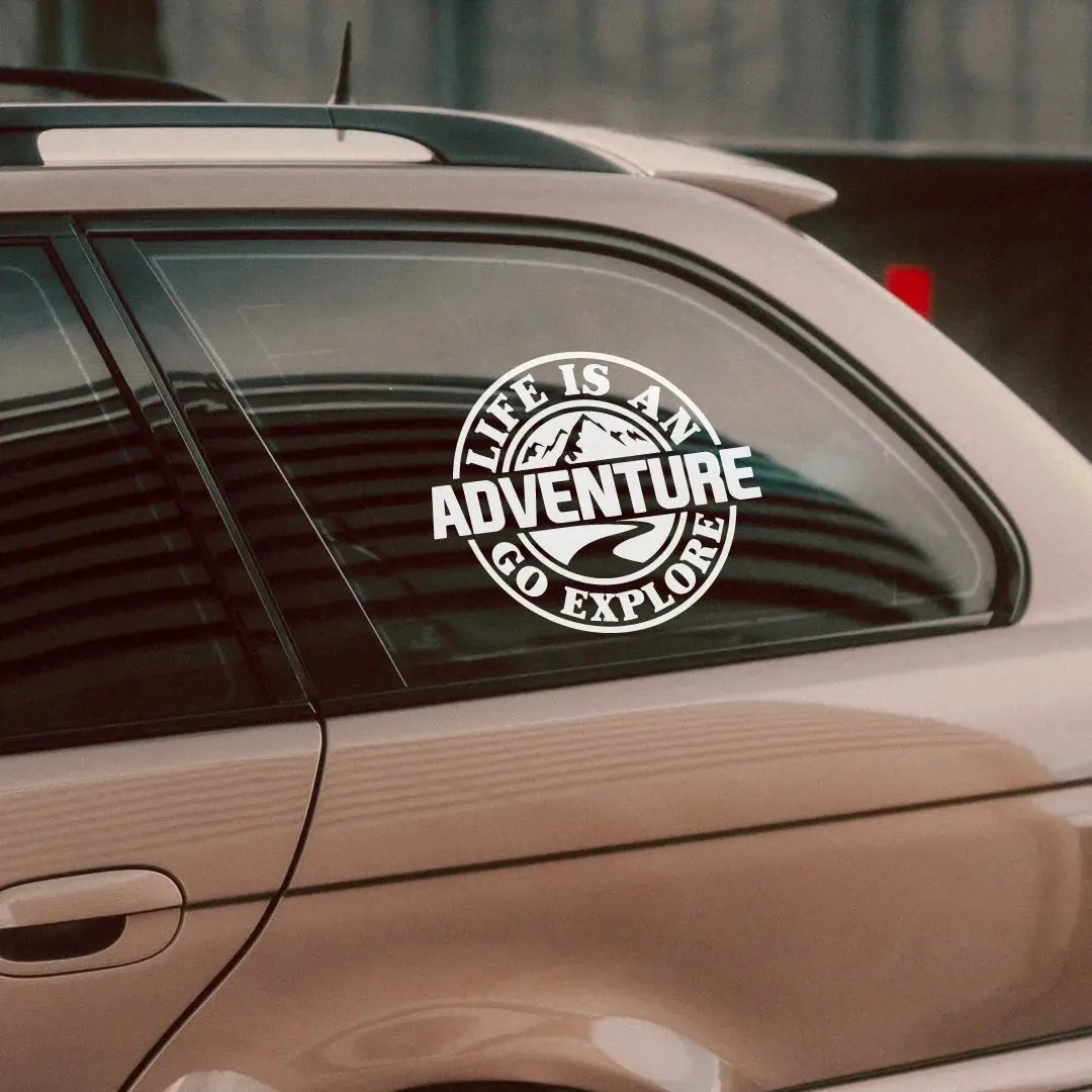 Life Is An Adventure Go Explore Macera Stickerı | Sticker Master - Sticker Master