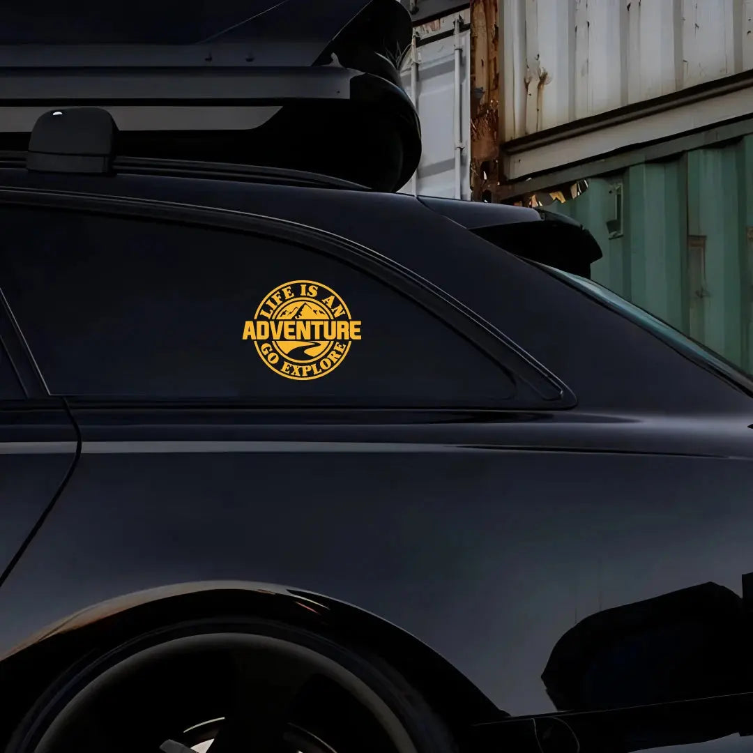 Life Is An Adventure Go Explore Macera Stickerı | Sticker Master - Sticker Master