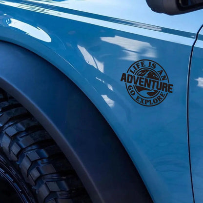 Life Is An Adventure Go Explore Macera Stickerı | Sticker Master - Sticker Master