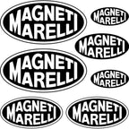 Sticker Master Magneti Marelli Sponsor Set Oto Motor Araba Sticker