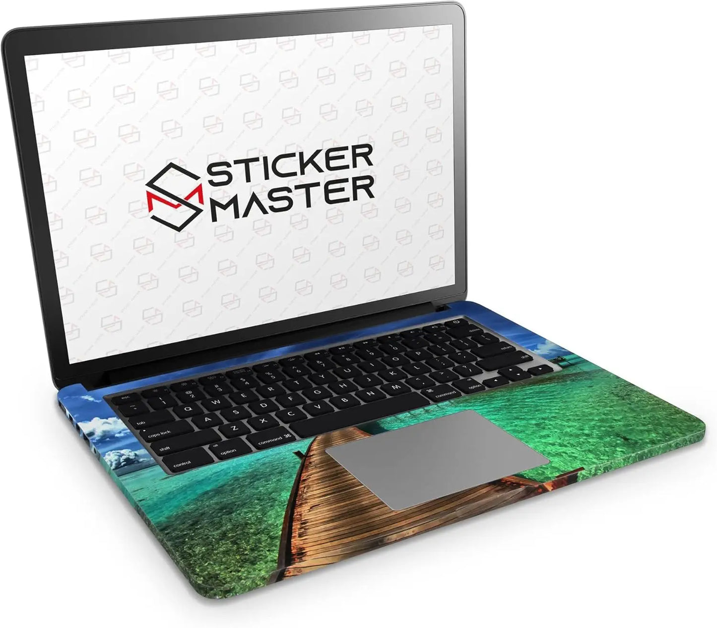 Sticker Master Tropical House Evrensel Sticker Dizüstü Bilgisayar Vinil Sticker Decal 12" 13" 13.3" 14" 15" 15.4" 15.6 inç Dizüstü Bilgisayar Çıkartma Koruyucu Macbook Asus Acer Hp Lenovo Huawei Dell İçin - Sticker Master
