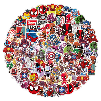 Marvel Avengers Sticker Seti 50 Parça Süper Kahramanlar | Sticker Master - Sticker Master