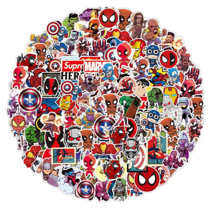Marvel Avengers Sticker Seti 50 Parça Süper Kahramanlar | Sticker Master - Sticker Master