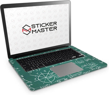 Sticker Master Math Background Evrensel Sticker Dizüstü Bilgisayar Vinil Sticker Decal 12" 13" 13.3" 14" 15" 15.4" 15.6 inç Dizüstü Bilgisayar Çıkartma Koruyucu Macbook Asus Acer Hp Lenovo Huawei Dell İçin - Sticker Master