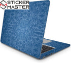 Mavi Barok Desenli Laptop Sticker Kaplama | Sticker Master
