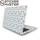 Mavi Çini Desenli Laptop Sticker Abstract Backgrounds 2 | Sticker Master