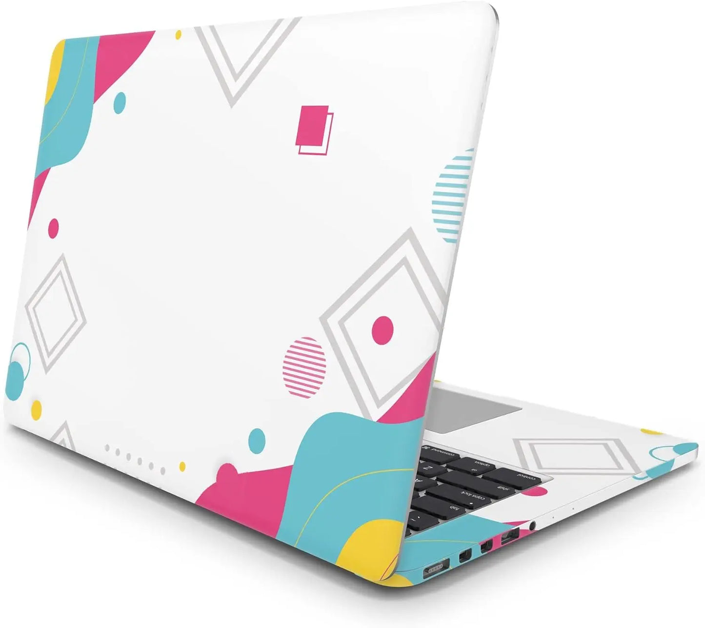 Sticker Master Modern Memphis Evrensel Sticker Dizüstü Bilgisayar Vinil Sticker Decal 12" 13" 13.3" 14" 15" 15.4" 15.6 inç Dizüstü Bilgisayar Çıkartma Koruyucu Macbook Asus Acer Hp Lenovo Huawei Dell İçin - Sticker Master