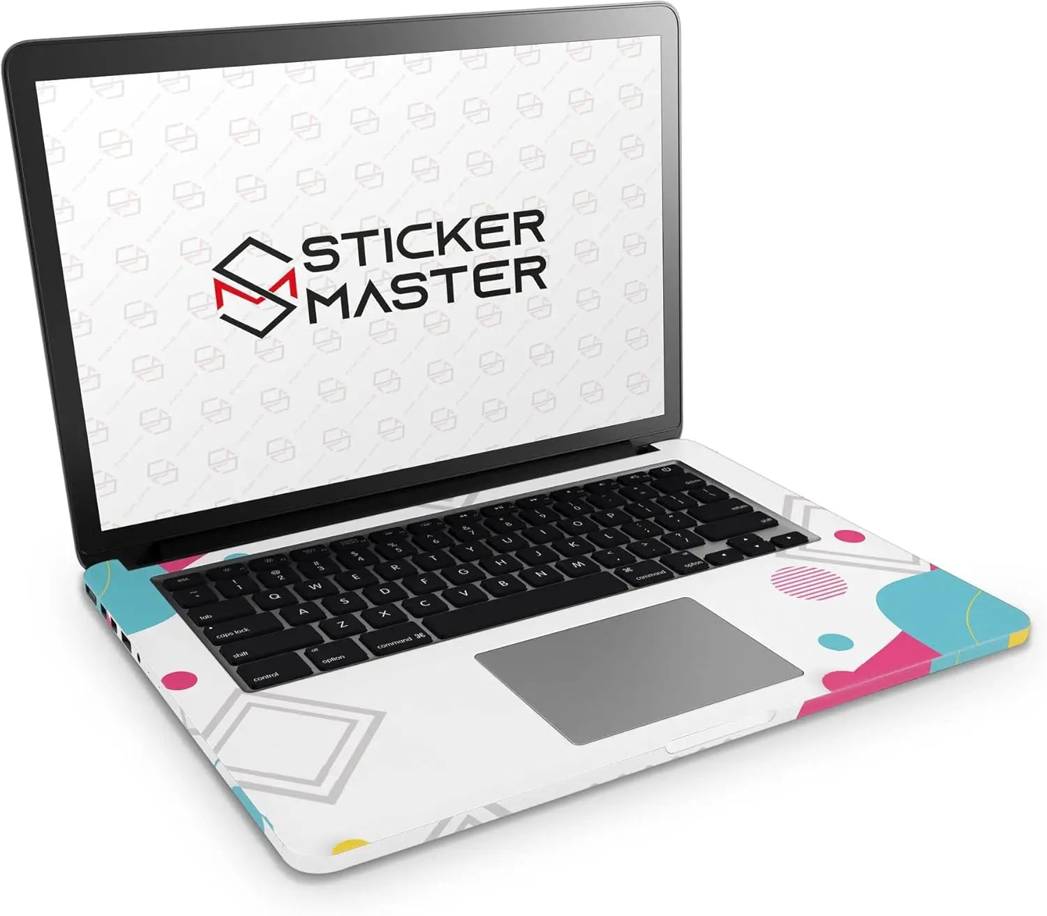 Sticker Master Modern Memphis Evrensel Sticker Dizüstü Bilgisayar Vinil Sticker Decal 12" 13" 13.3" 14" 15" 15.4" 15.6 inç Dizüstü Bilgisayar Çıkartma Koruyucu Macbook Asus Acer Hp Lenovo Huawei Dell İçin - Sticker Master
