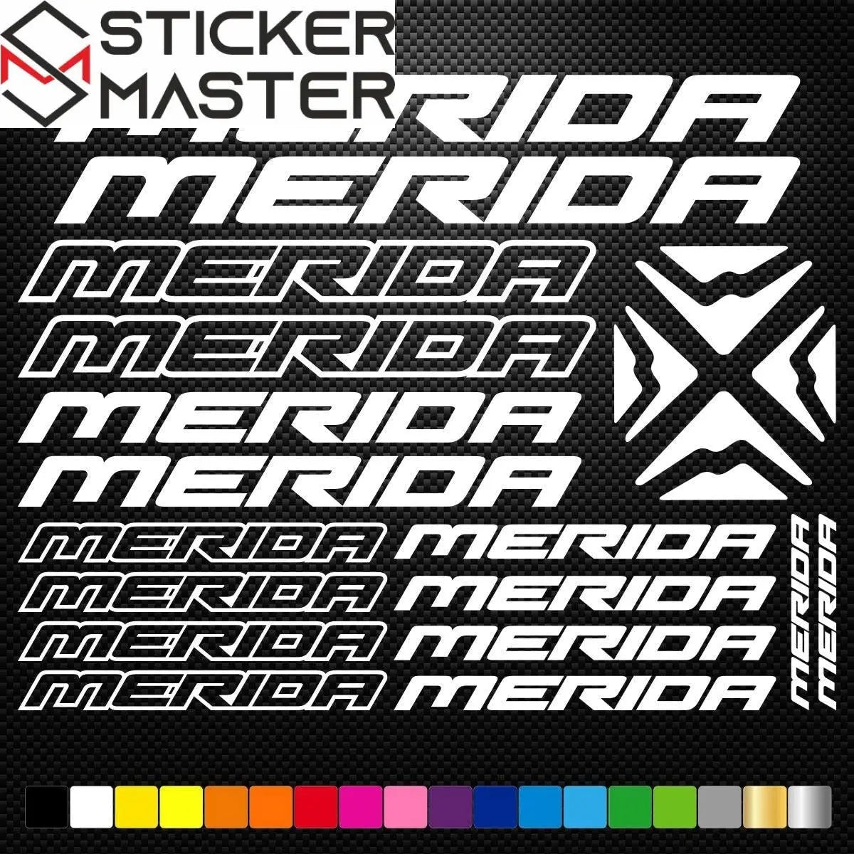 Sticker Master Merida Bisiklet Sticker Set Etiket