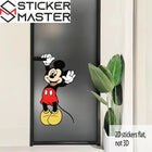 Mickey Mouse Sticker | Kapı Koluna Asılan Sevimli Fare Dekoru (60x31 cm)