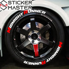 Midnight Runner Lastik Sticker Seti Çıkartma | Sticker Master