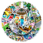 Minecraft Sticker Seti (50 Adet) | Su Geçirmez Oyun Çıkartmaları