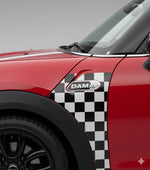 Mini Cooper Çamurluk Üstü ve Yan Kapı Dama Sticker Seti Sticker Master