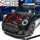 Mini Cooper Kaput Şeridi | R56, F56 ve Tüm Modeller İçin Union Jack Bonnet Stripe