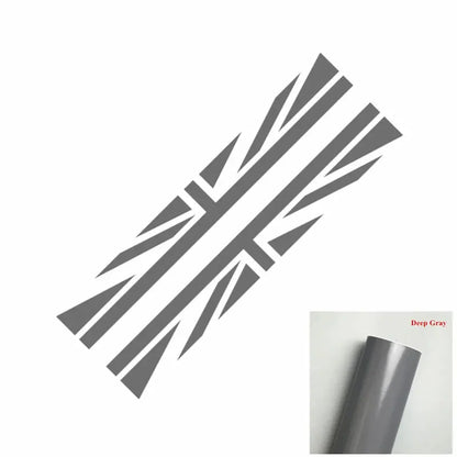 Mini Cooper Kaput Şeridi | R56, F56 ve Tüm Modeller İçin Union Jack Bonnet Stripe Sticker Master
