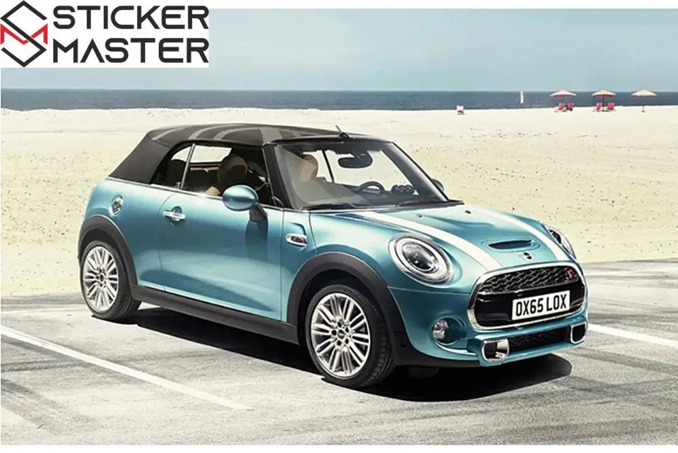 Mini Cooper Kaput Şerit Sticker Seti - Sticker Master - Sticker Master