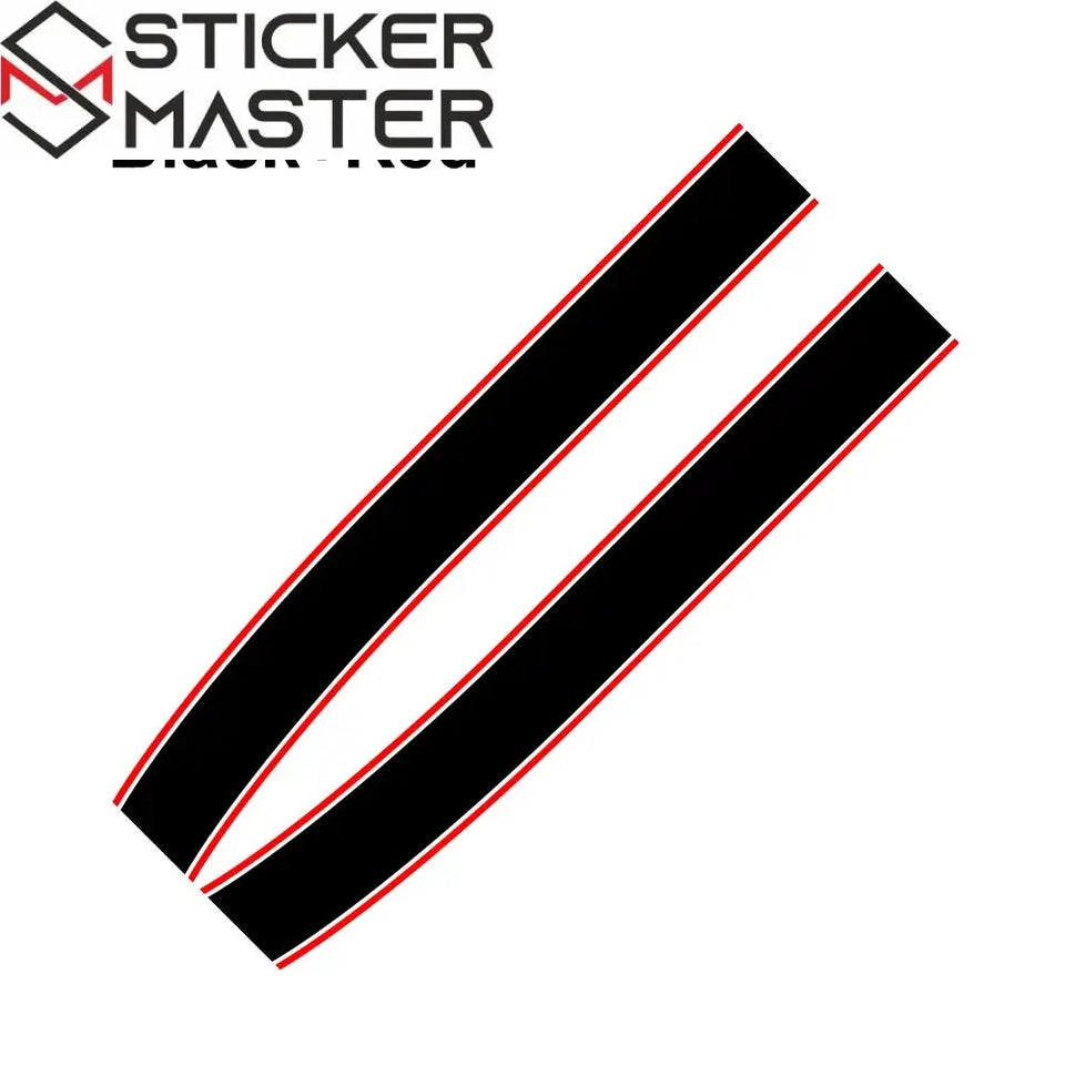 Mini Cooper Kaput Şerit Sticker Seti - Sticker Master - Sticker Master