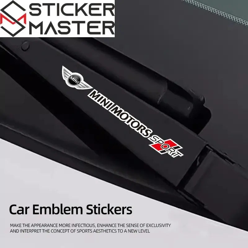 Mini Cooper Uyumlu Detay Sticker | 4'lü Ayna ve Jant Seti Sticker Master