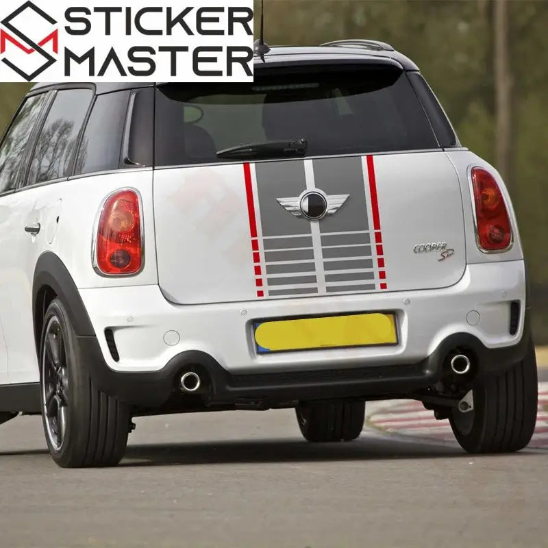 Mini Gt Sticker Mini Cooper Uyumlu Ralli Şerit Seti | Sportif Çıkartma – Sticker Master