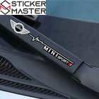 Mini Cooper Uyumlu Silecek Sticker Seti | Spor Ritim Çıkartması (4 Adet)