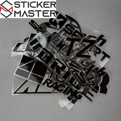 Modifiye Sticker | 37 Farklı Marka Holografik Tuning Decal (11-20 cm) Sticker Master