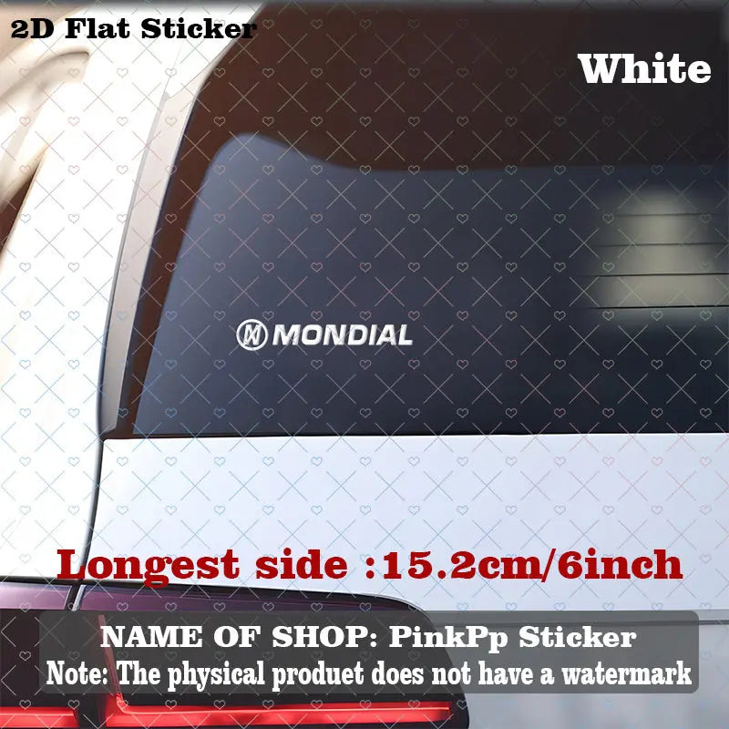 Mondial Logo Sticker Araba ve Motor Çıkartma Seti | Sticker Master 