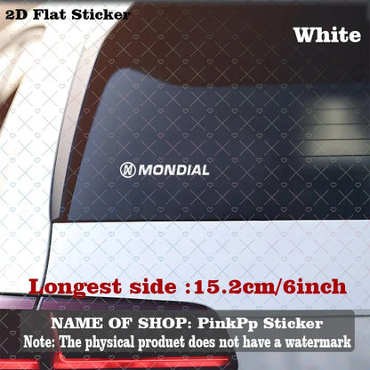 Mondial Logo Sticker Araba ve Motor Çıkartma Seti | Sticker Master 